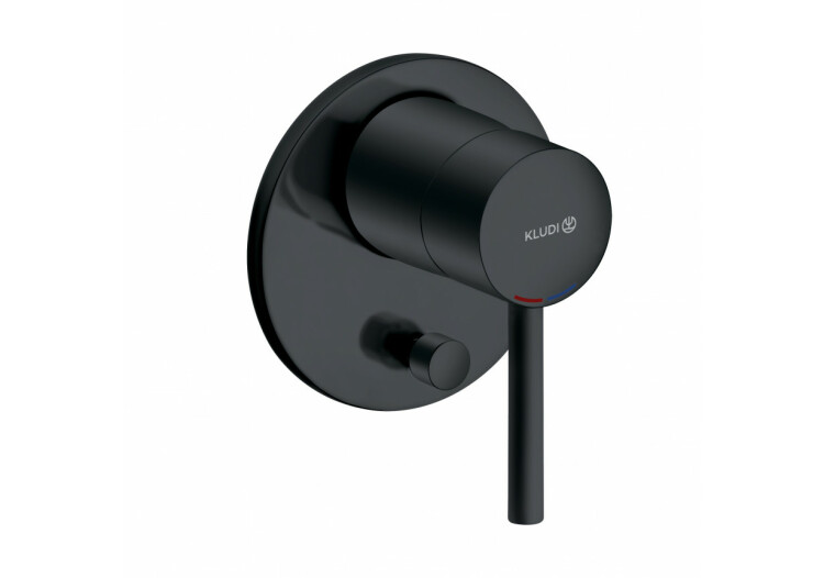 Смеситель для душа, черный матовый