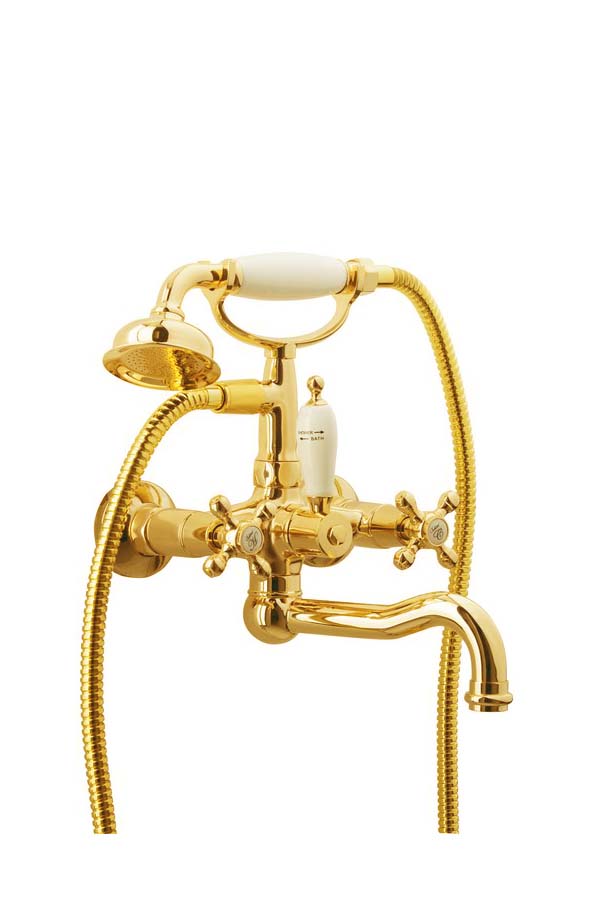 Смесители Смеситель для ванны(душевым ком) TRADIZIONALE ORO 