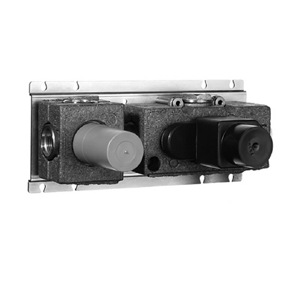 Смесители Внутренняя часть термостат-ого смесителя для душа, 3/4” с 1 выпуском 