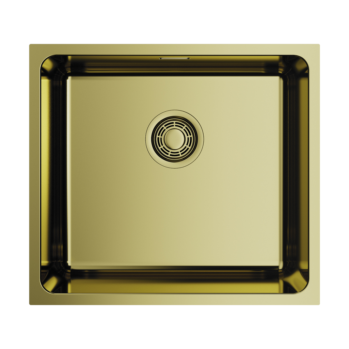 Кухонные мойки Кухонная мойка 490x440x200 Tadzava 49-U/I-AB нержавеющая сталь/латунь 