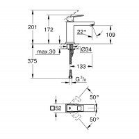 Смесители Eurocube 23446000 Смеситель для раковины (хром) 