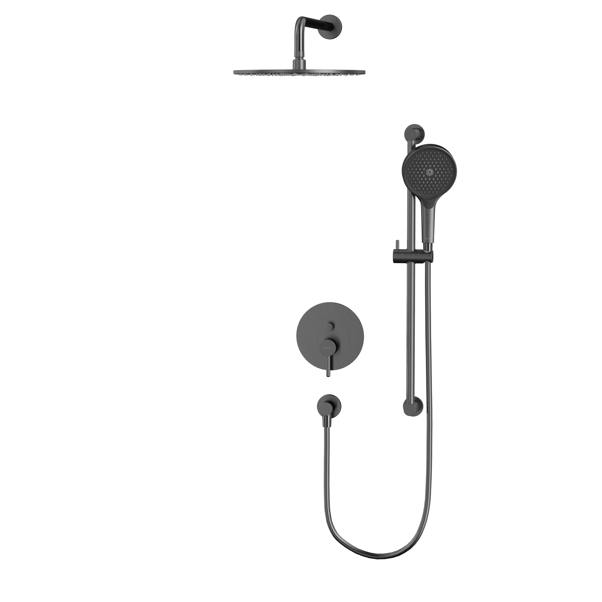 Душевая программа Система для душа скрытого монтажа YSET05TOPGM (оружейная сталь) 