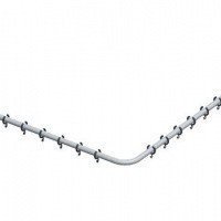 Комплектующие Набор штанг для душевой занавески (хром) 