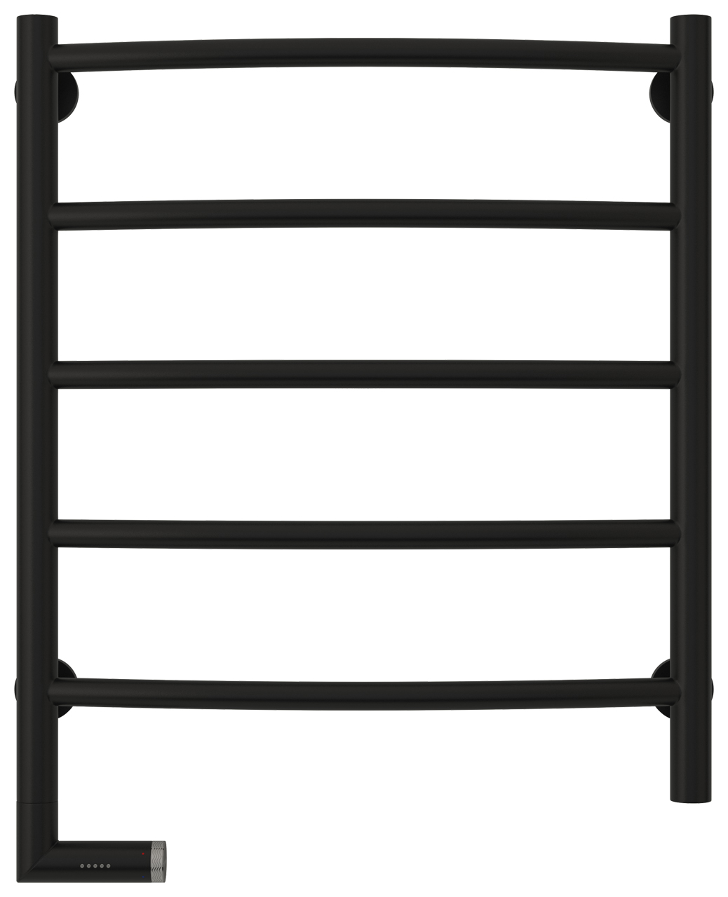 Полотенцесушители Полотенцесушитель электрический 600х500 / МЭМ левый (Матовый чёрный) 