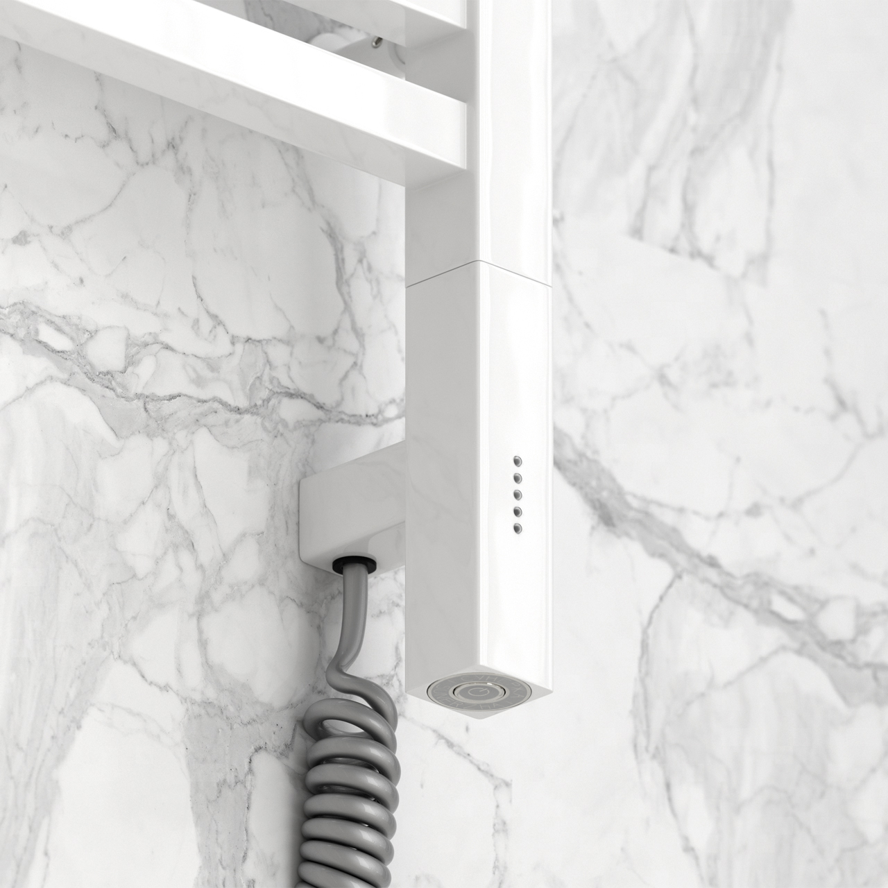 Полотенцесушители Полотенцесушитель электрический 800х300 / МЭМ правый (Белый) 