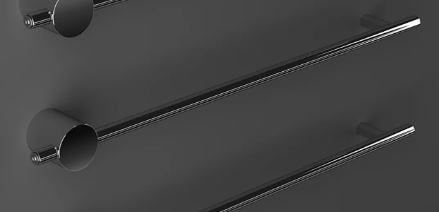 Полотенцесушители Полотенцесушитель электрический 70х1000х60, с кнопкой вкл/выкл, цвет полированная нержавеющая сталь 