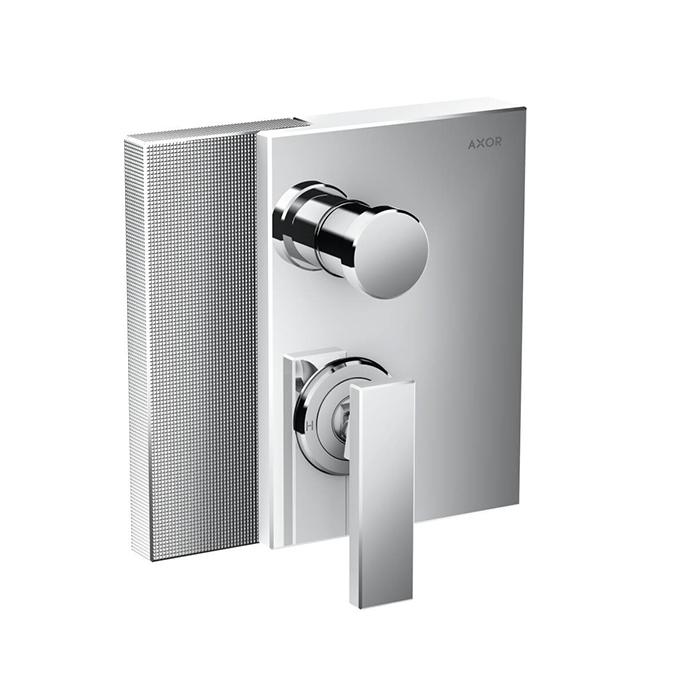 Смесители Смеситель для ванны, встраиваемый, алмазная огранка, цвет хром 