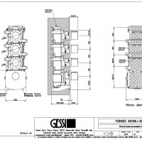 Смесители Внешняя часть термостатического смесителя хром 