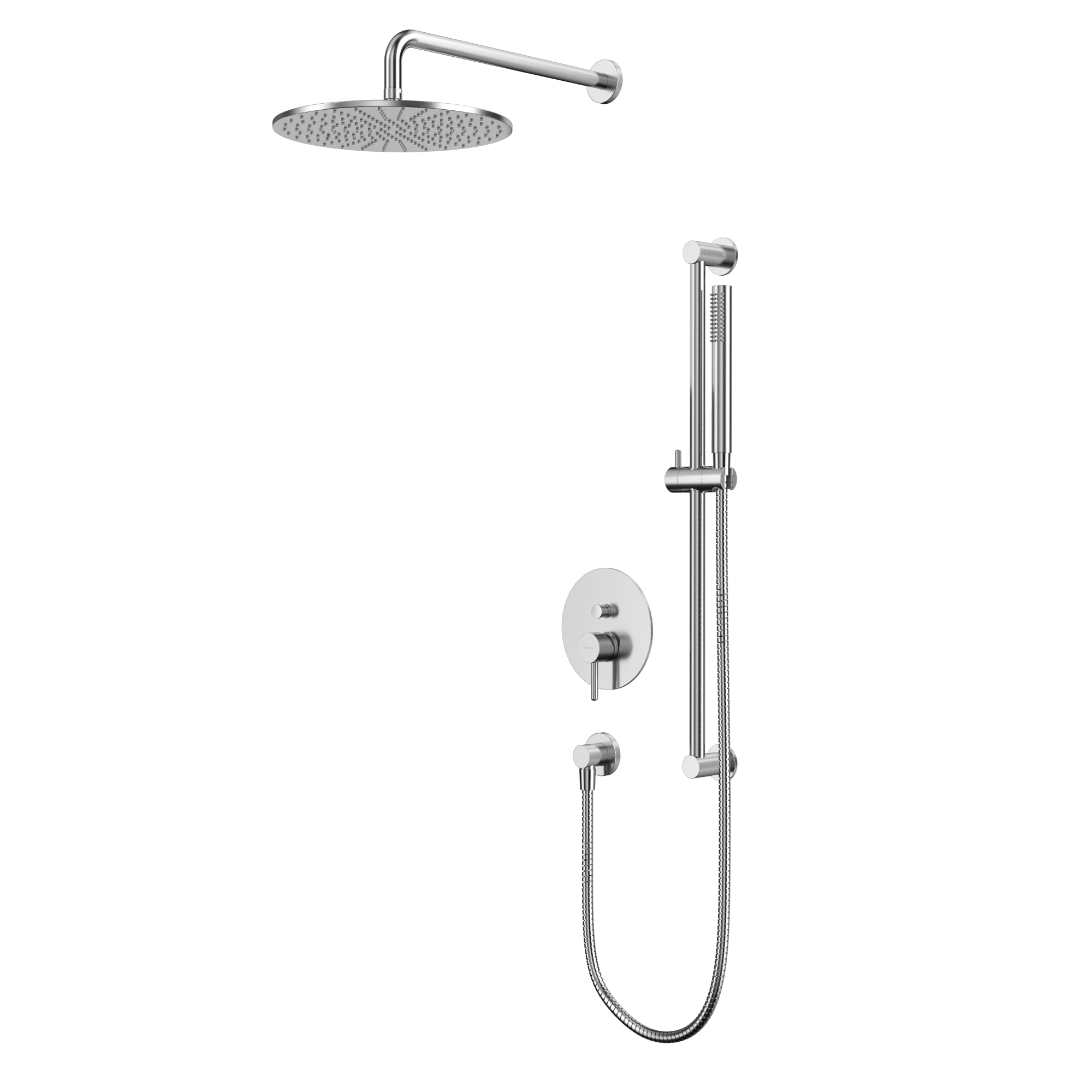 Душевая программа Система для душа скрытого монтажа YSET05NIB (брашированный никель) 