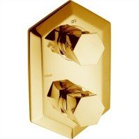Смесители Термостат для ванны на 3 потребителя - внешняя часть (золото) 