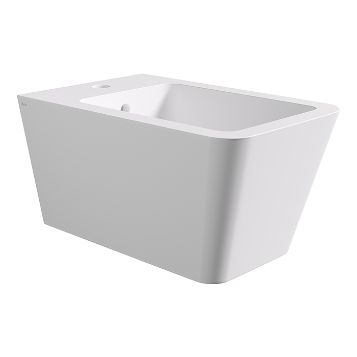 Биде Square 55х35, подвесное, белый матовый