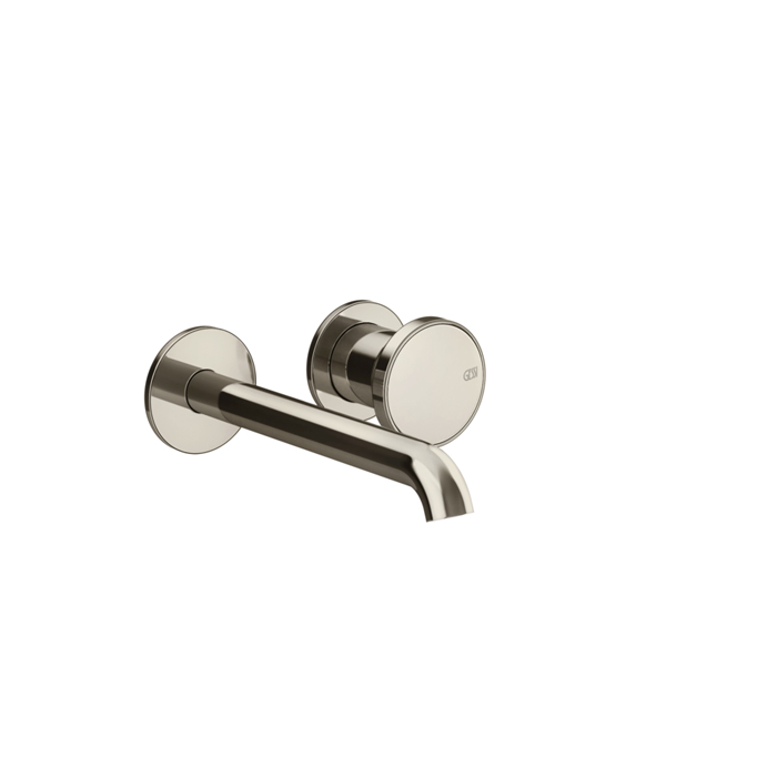 Смесители Смеситель для раковины встраиваемый с изливом, в компл с отд вставкой, цвет Nickel PVD (внешняя часть) 