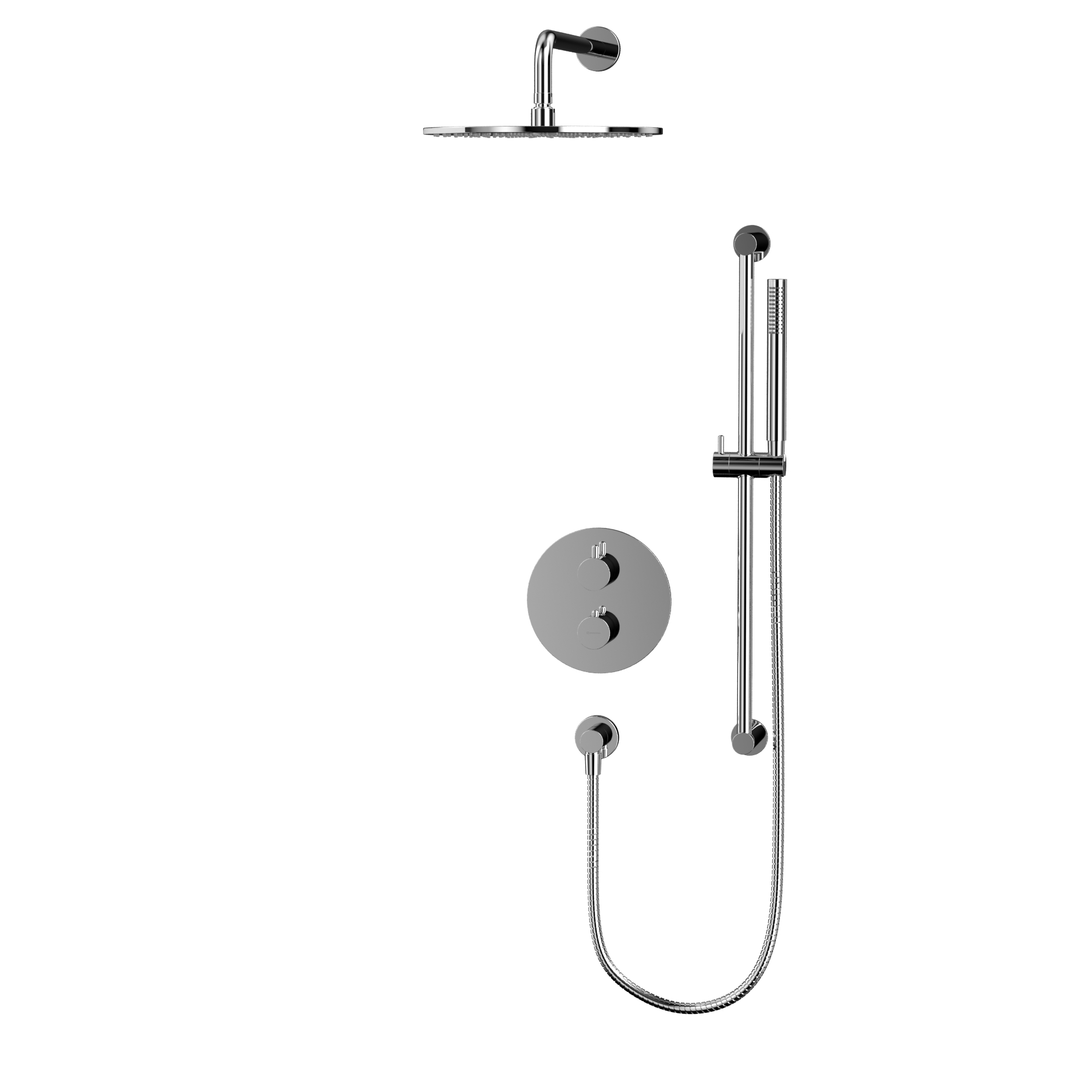 Душевая программа Термостатическая душевая система скрытого монтажа YSET09CR (хром) 