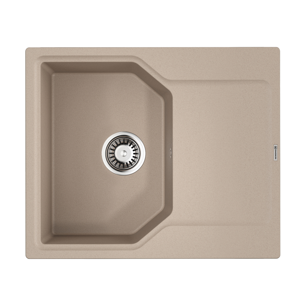 Кухонные мойки Кухонная мойка 615x510x190 Yonaka 61-SA Artgranit/бежевый 