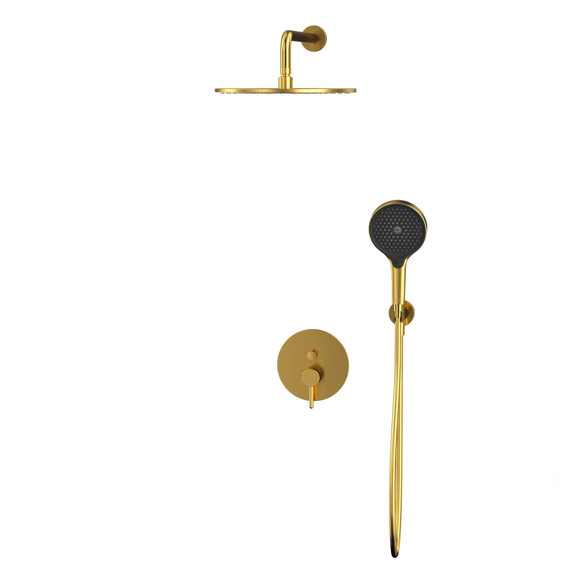 Душевая программа Система для душа скрытого монтажа YSET04TOPGLB (брашированное золото) 