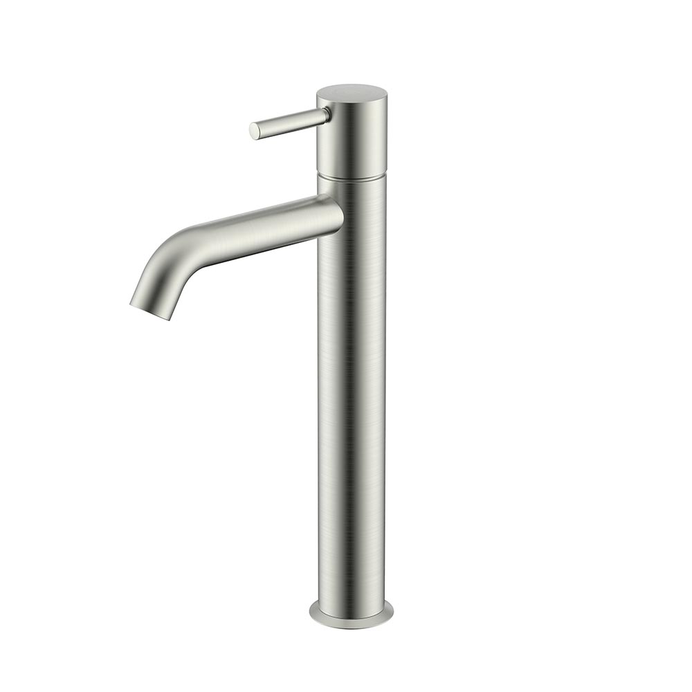 Смеситель для раковины с донным клапаном BRUSH NICKEL