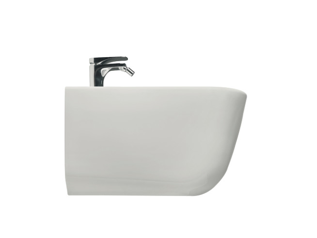 Биде Биде подвесное 54х35 см, 1 отверстие под смеситель, c креплением wb9n, цвет белый 