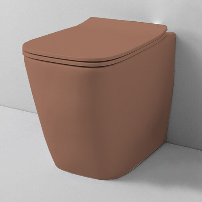 Унитаз напольный Rimless 36х52 см, цвет tortora