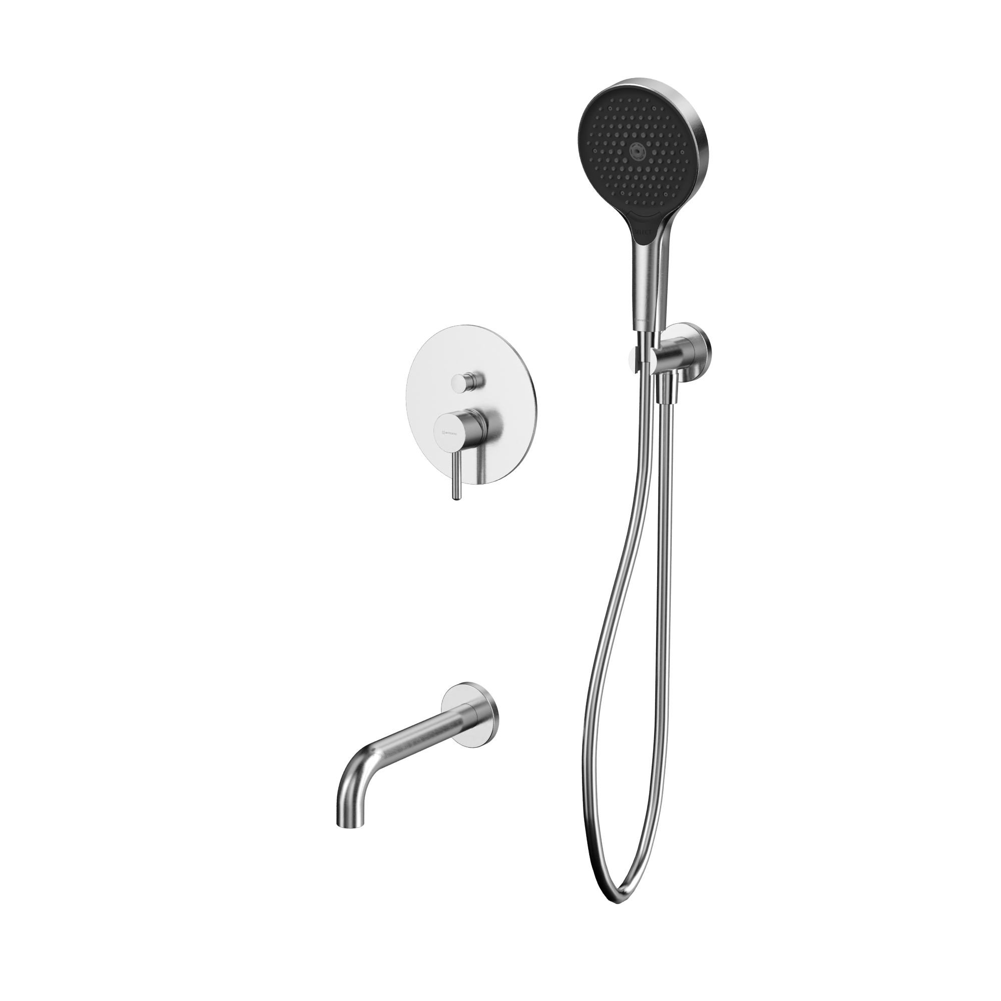 Душевая программа Система для ванны скрытого монтажа YSET06TOPNIB (брашированный никель) 