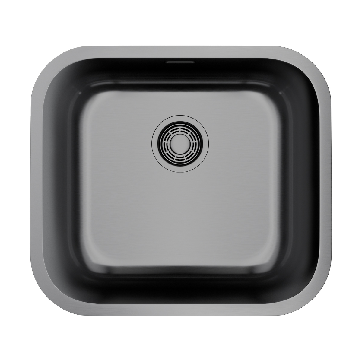 Кухонные мойки Кухонная мойка 490x440x180 Omi 49-U/I-GM нержавеющая сталь/вороненая сталь 