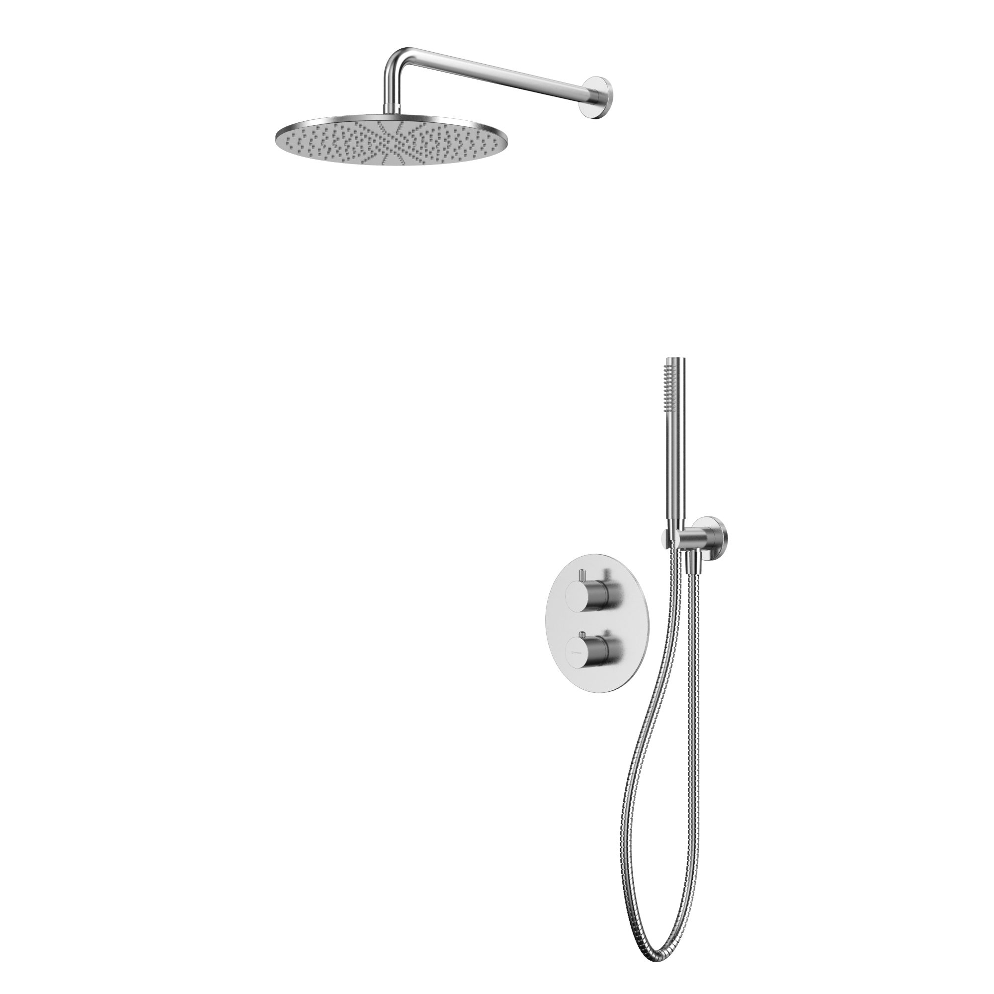Душевая программа Термостатическая душевая система скрытого монтажа YSET08NIB (брашированный никель) 
