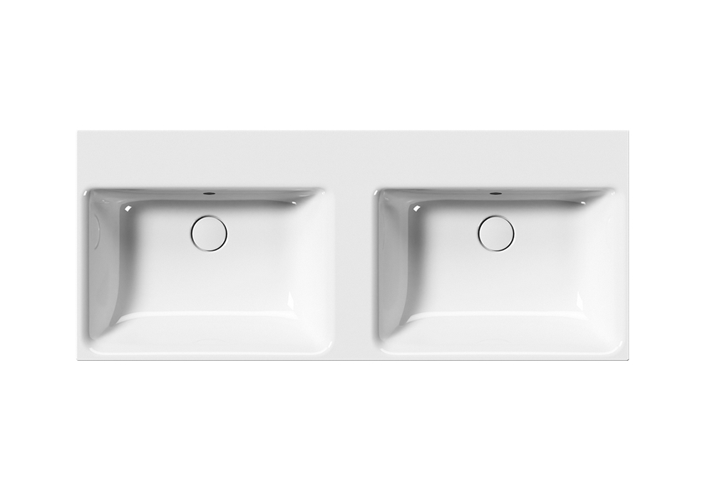 Раковины Раковина двойная накладная/подвесная 500x1200 мм 