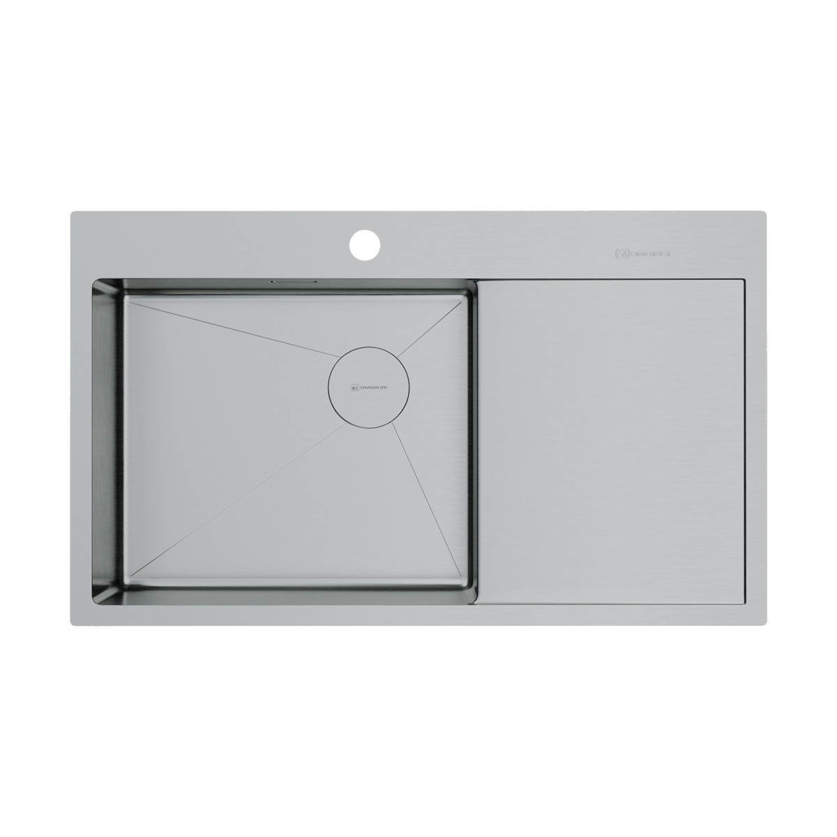 Кухонные мойки Кухонная мойка 860x510x200 Akisame 86-L Side-IN нержавеющая сталь/нержавеющая сталь 