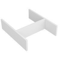 Комплектующие Внутренний разделитель для фронтального выдвижного ящика (белый) 