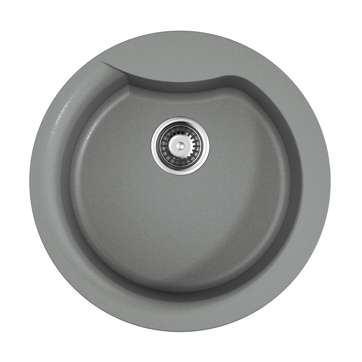 Кухонные мойки Кухонная мойка 485x485x210 Yasugata 48R-GR Tetogranit/leningrad grey 