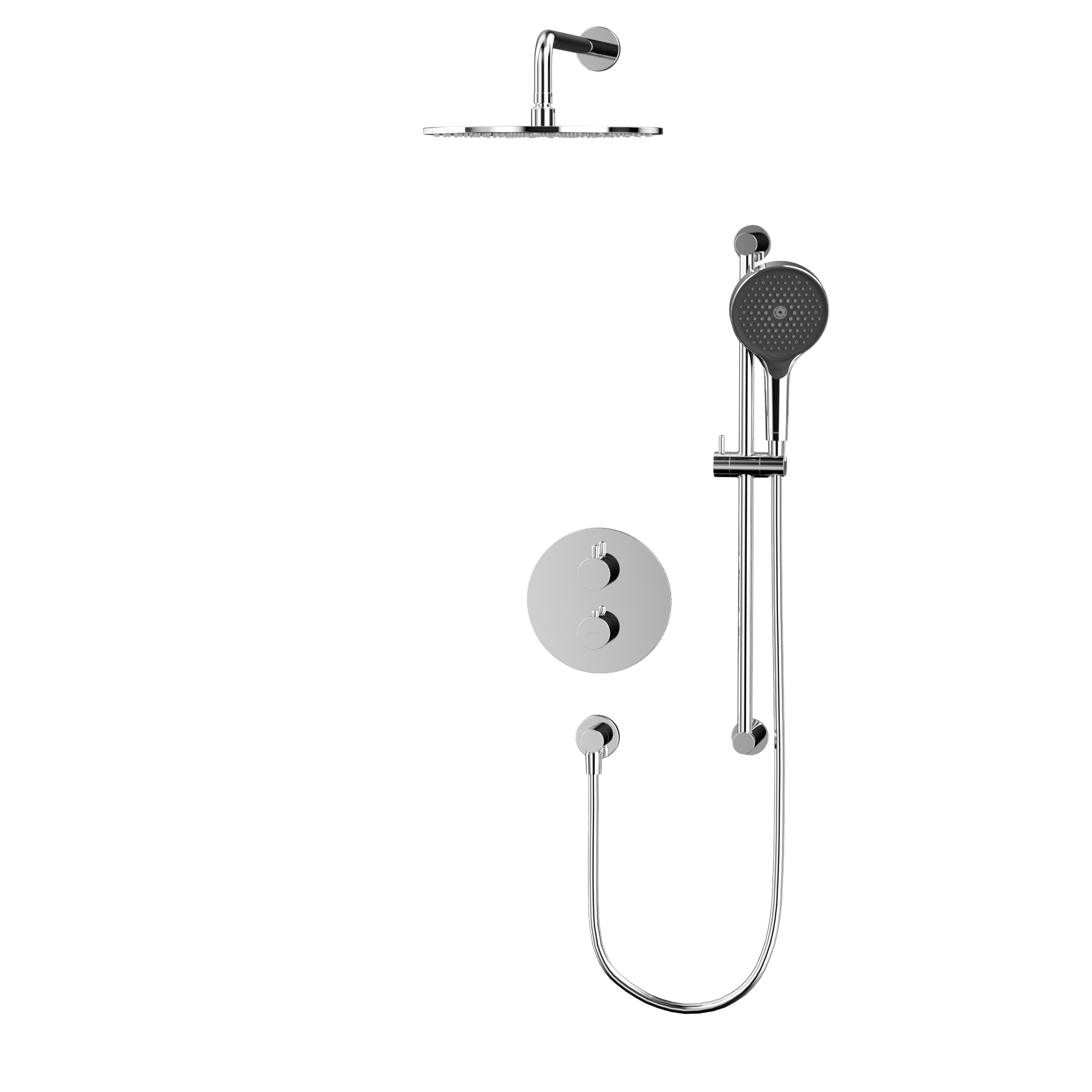 Душевая программа Термостатическая душевая система скрытого монтажа YSET09TOPCR (хром) 