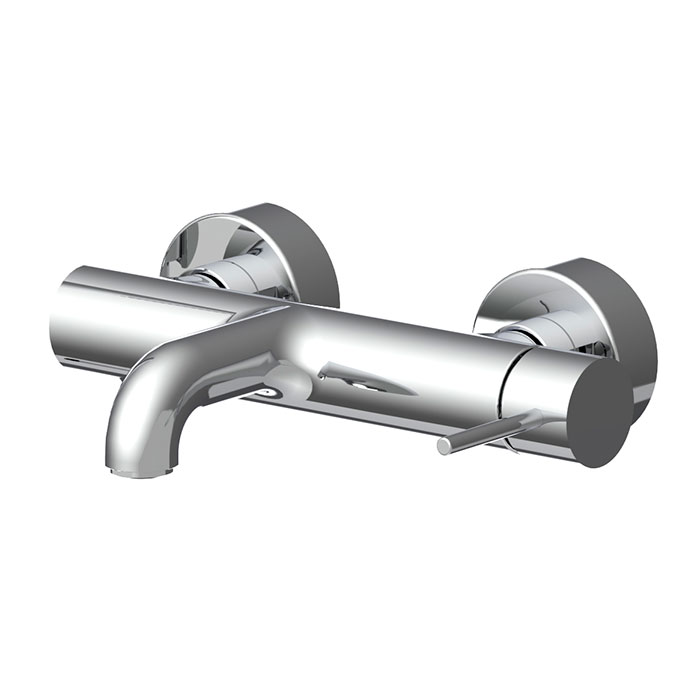 Смесители Смеситель для ванны, настенный, цвет хром 