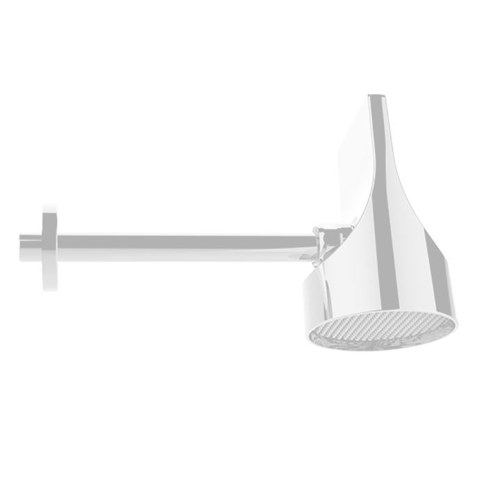 Душевая программа Верхний душ O 100 мм, белый матовый 