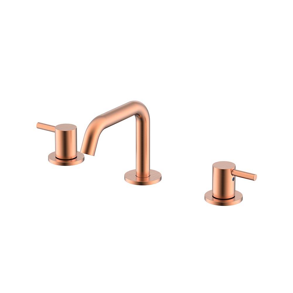 Смеситель для раковины с донным клапаном ROSE GOLD