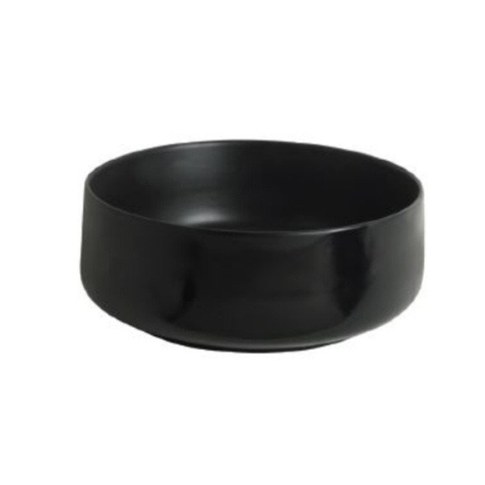 Раковины Раковина настольная  42 см, цвет матовый черный, Saniglaze 