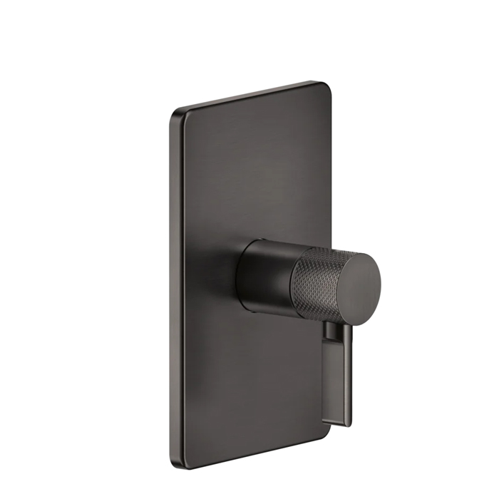 Встраиваемый смеситель, на 1 источник (внешняя часть), цвет brushed black metal pvd