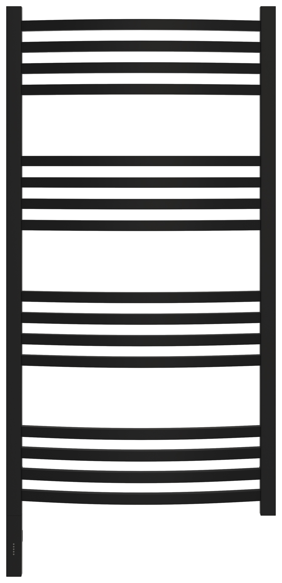 Полотенцесушители Полотенцесушитель электрический 1000х500 МЭМ левый (Матовый чёрный) 