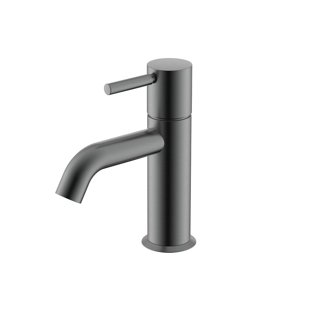 Смеситель для раковины с донным клапаном BRUSH GUN METAL