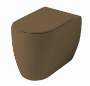 Унитазы Напольный безобод. унитаз 51 см, выход в стену, цвет turtle 