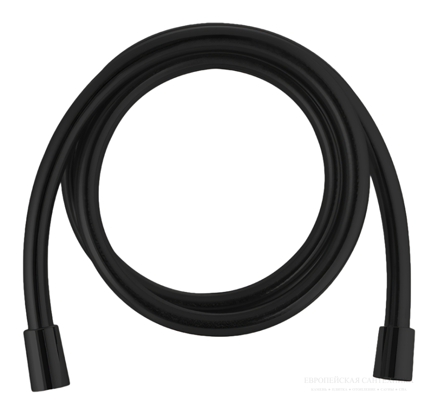 Гибкий шланг Wellness 1,5 м, цвет черный матовый