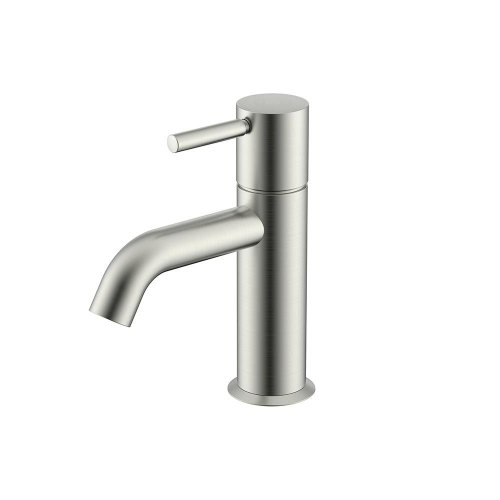 Смеситель для раковины с донным клапаном BRUSH NICKEL