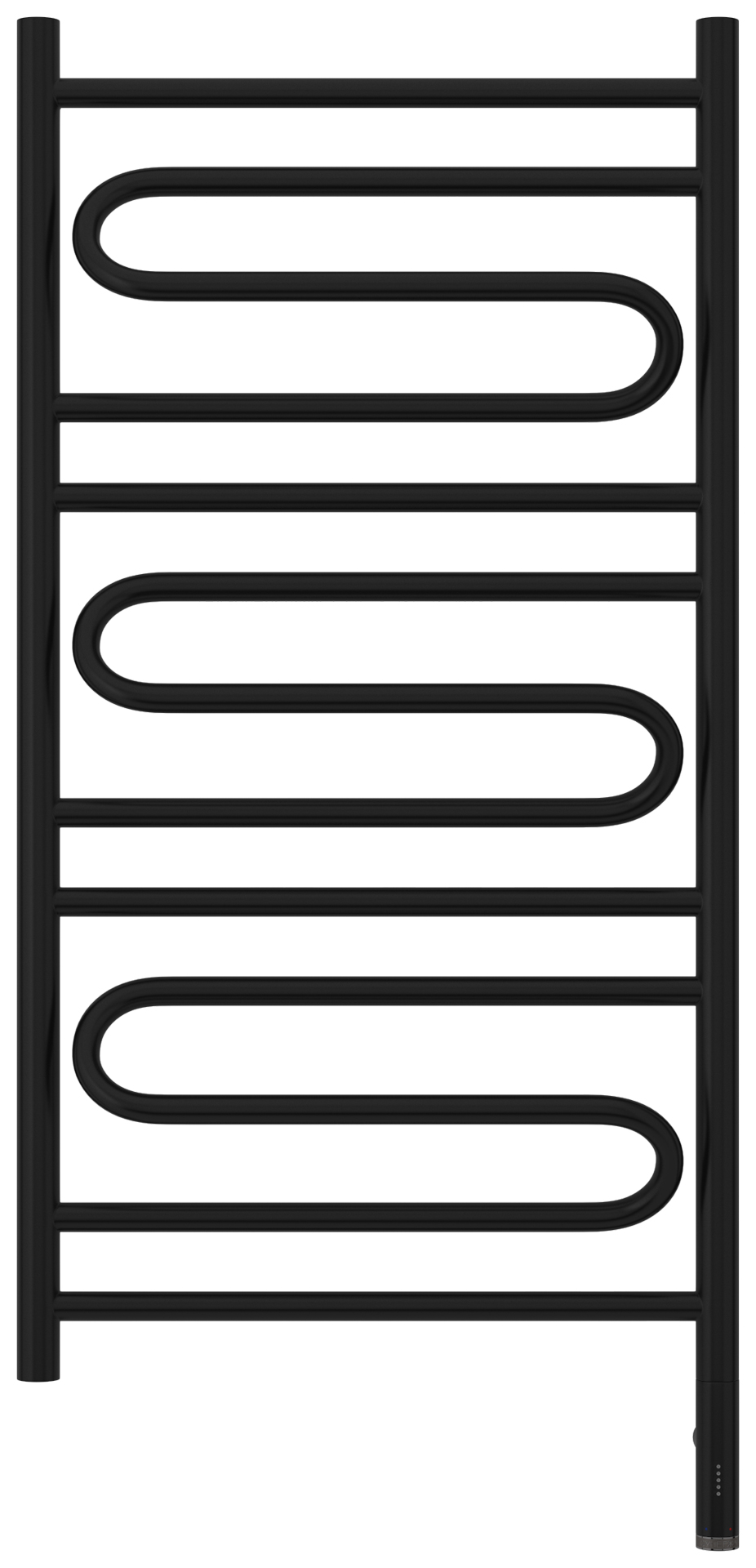 Полотенцесушители Полотенцесушитель электрический 1000х500 МЭМ правый (Матовый чёрный) 