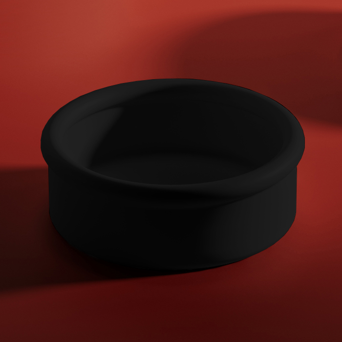 Раковины Раковина настольная  43 см, цвет черный матовый 