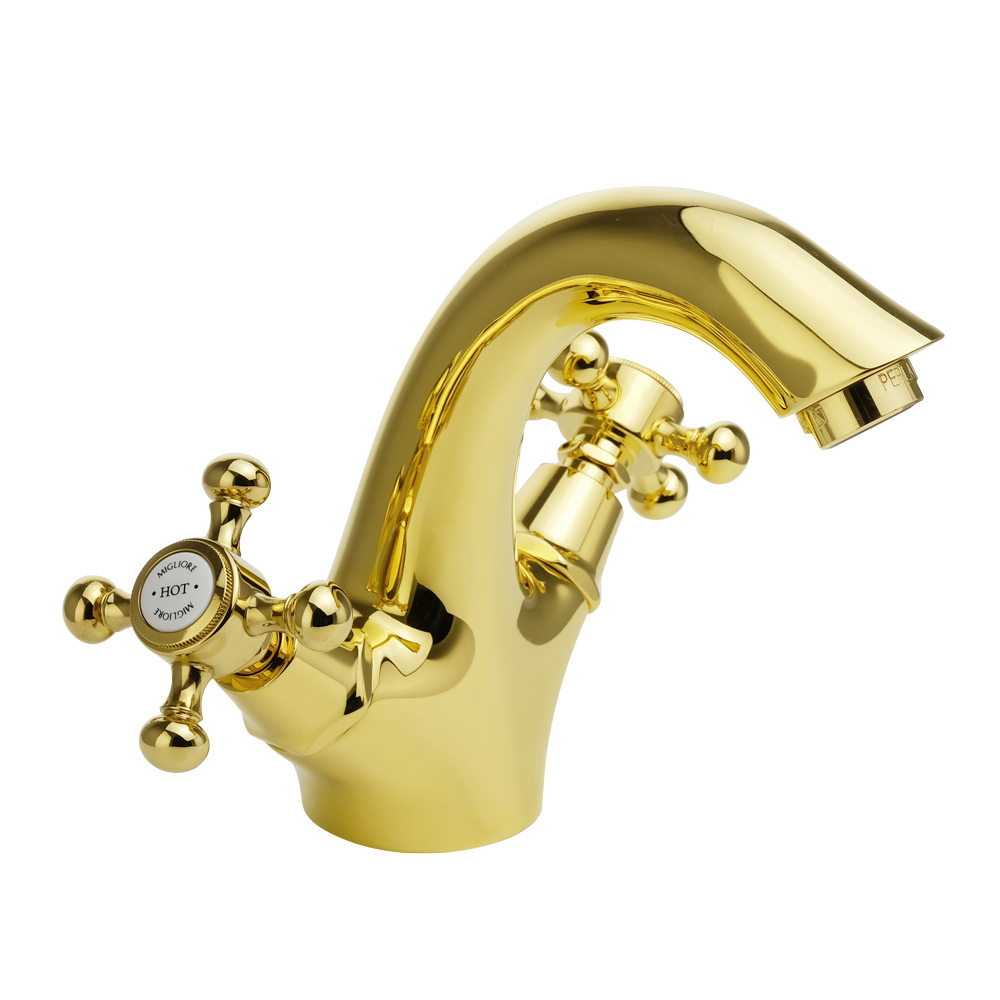 Смесители Смеситель для раковины, золото 