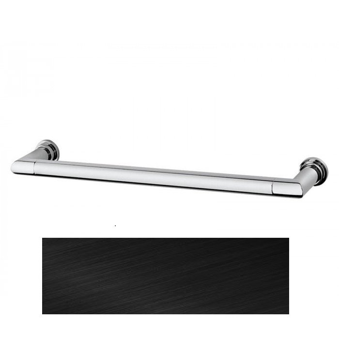 Полотенцесушитель электрический (кнопка справа) 520х107x50 мм цвет black brushed nickel bb