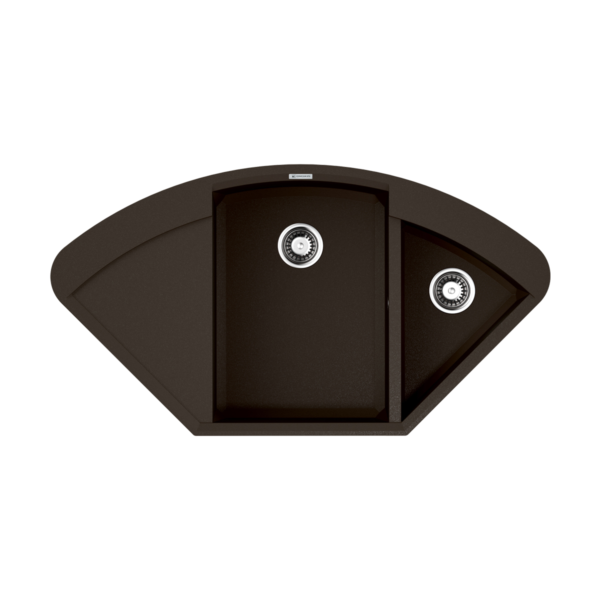 Кухонные мойки Кухонная мойка 1057x575x210 Sakaime 105C-DC Tetogranit/темный шоколад 