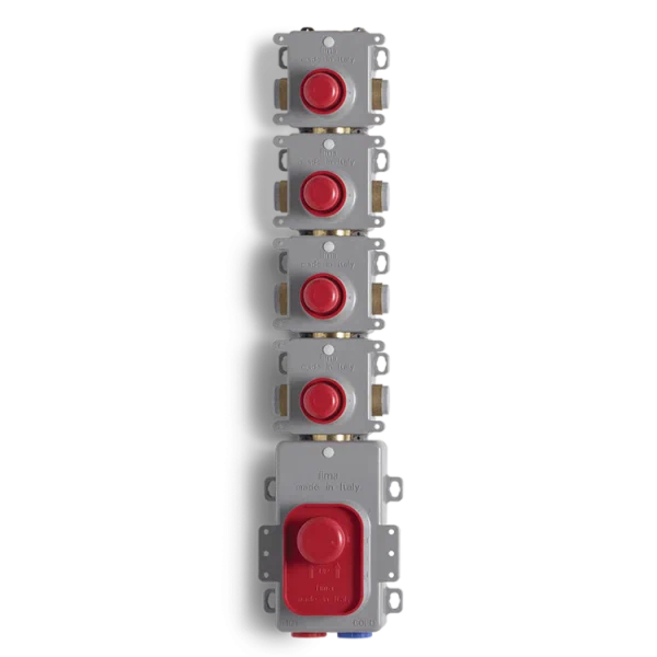 Смесители Внутренняя часть встраиваемого термостатического смесителя для душа, 4 источника 