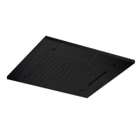 Душевая программа Встраиваемый верхний душ 48,9х48,9 см, 3 типа струи, цвет черный металл брашированный PVD 