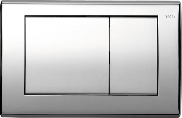 Системы инсталляции панель смыва унитаза TECEplanus для двойной системы смыва, хром глянцевый 