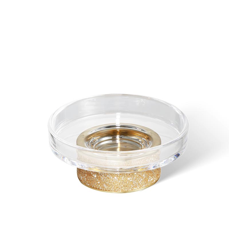 Аксессуары для ванной ROCKS STS мыльница золото матовое 