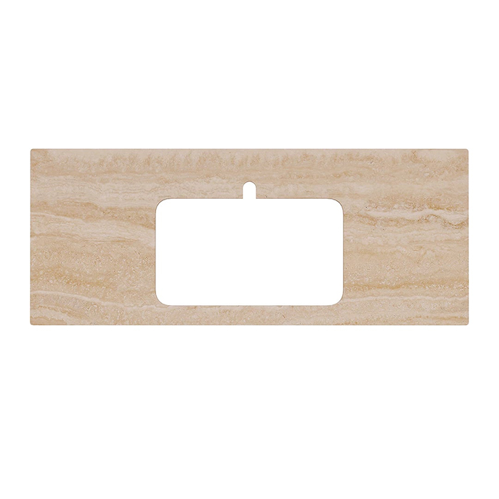 Мебель для ванной Столешница из керамогранита Риальто 120, бежевая 